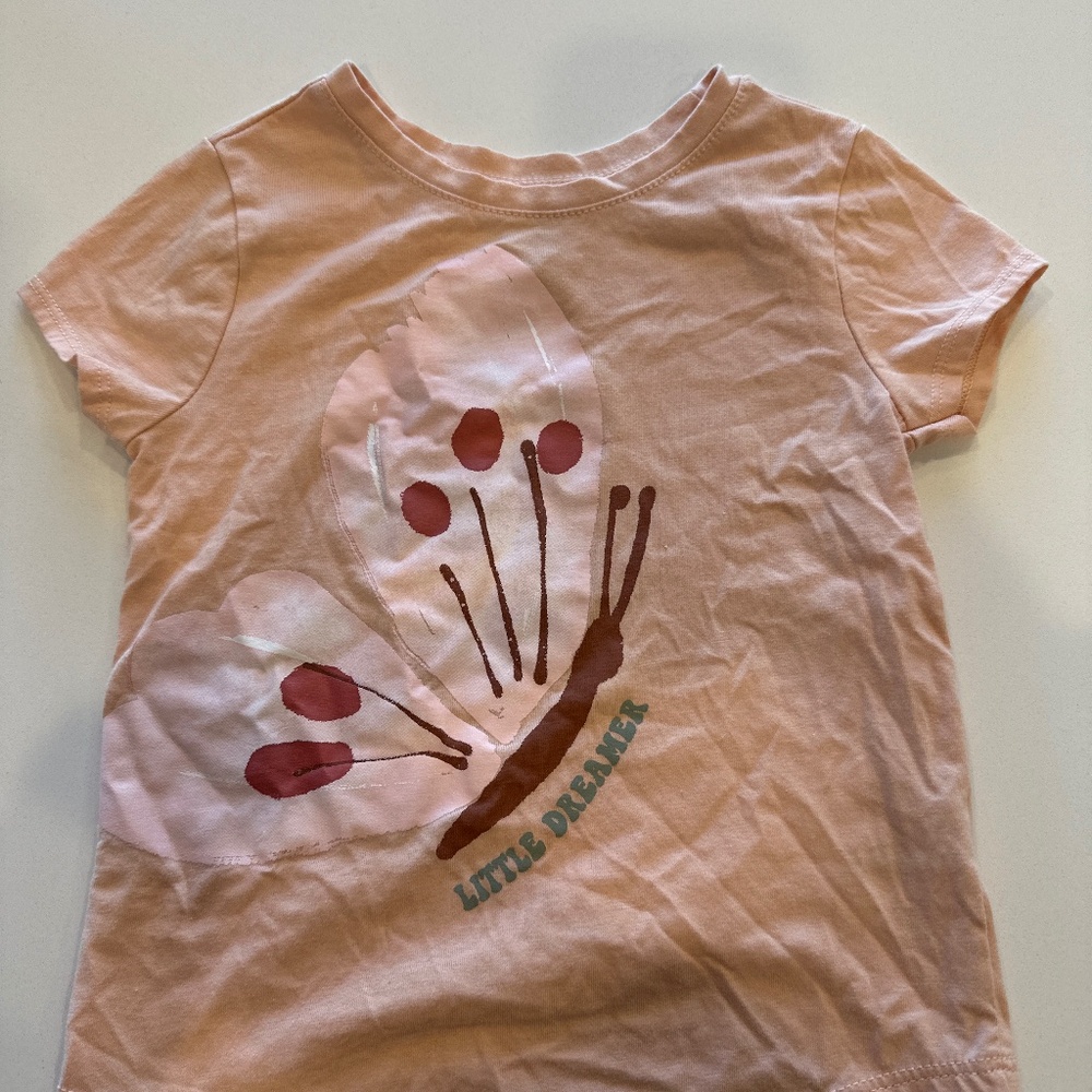 Butterfly T-shirt girls 3T